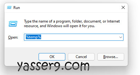 حذف الملفات المؤقته ويندوز 11 شرح حذف الملفات المؤقتة من الكمبيوتر windows 11 run temp